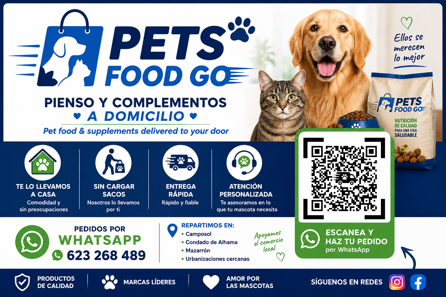 Imagen Banner de Pets Food Go