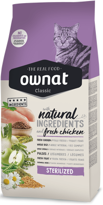 Imagen de Ownat Classic Sterilized Pienso para gatos
