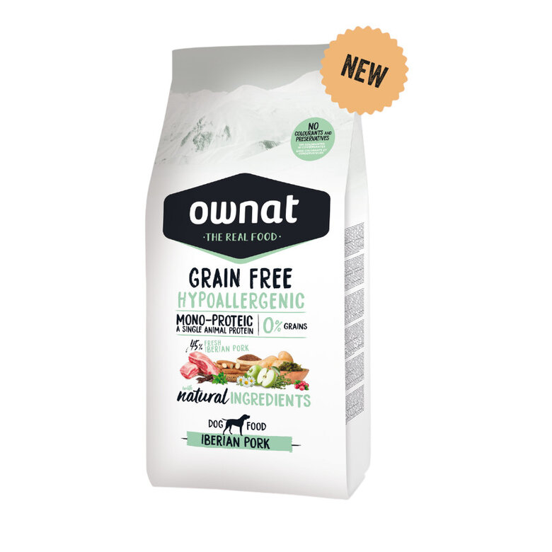 Imagen de Ownat Grain Free Hypoallergenic Cerdo pienso para perros