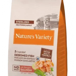 Nature's Variety Pienso No Grain de Salmón Noruego para Gatos Esterilizados
