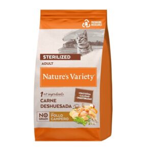 Nature's Variety No grain Adult Sterilised Pollo para gatos