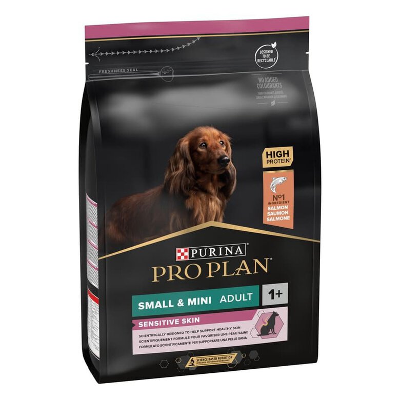 Imagen de Pro Plan Adult Small y Mini Salmón Sensitive Skin pienso para perros