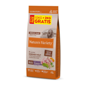 Nature's Variety Healthy Grains Adult Medium Maxi Pavo pienso para perros