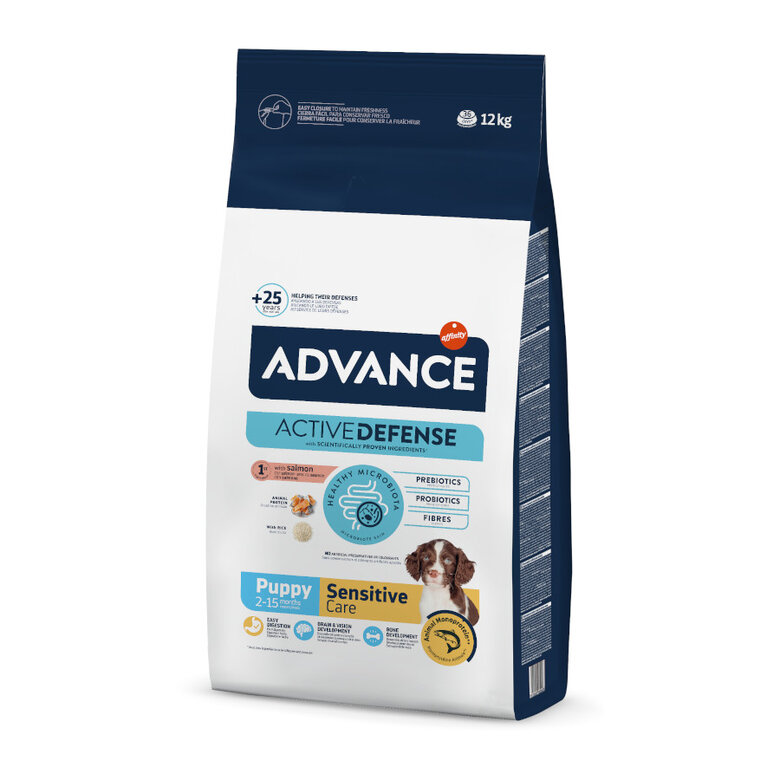 Imagen de Advance Active Defense Puppy Sensitive Care Salmón pienso para perros