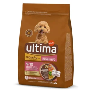 Ultima Mini Digestive Well-Being salmón para perros