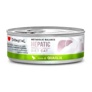 Disugual Diet Cat Hepatic de Codorniz Lata para Gatos