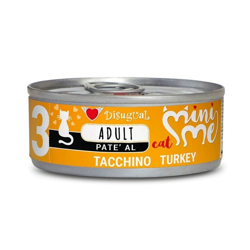 Imagen de Disugual Mini-Me Cat Turkey 85 Gr para gatos