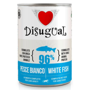 Disugual Comida húmeda de pescado blanco para Perros
