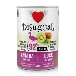 Disugual Comida Húmeda Fruit de Pato con Kiwi para Perros Adultos