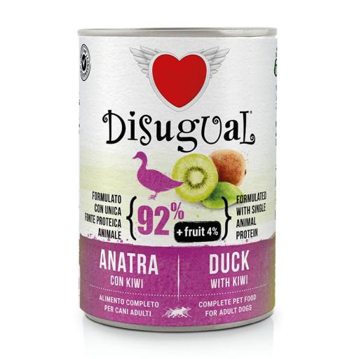 Imagen de Disugual Comida Húmeda Fruit de Pato con Kiwi para Perros Adultos