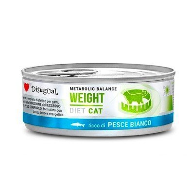 Imagen de Disugual Lata Weight Pescado Blanco 85 gr para Gatos