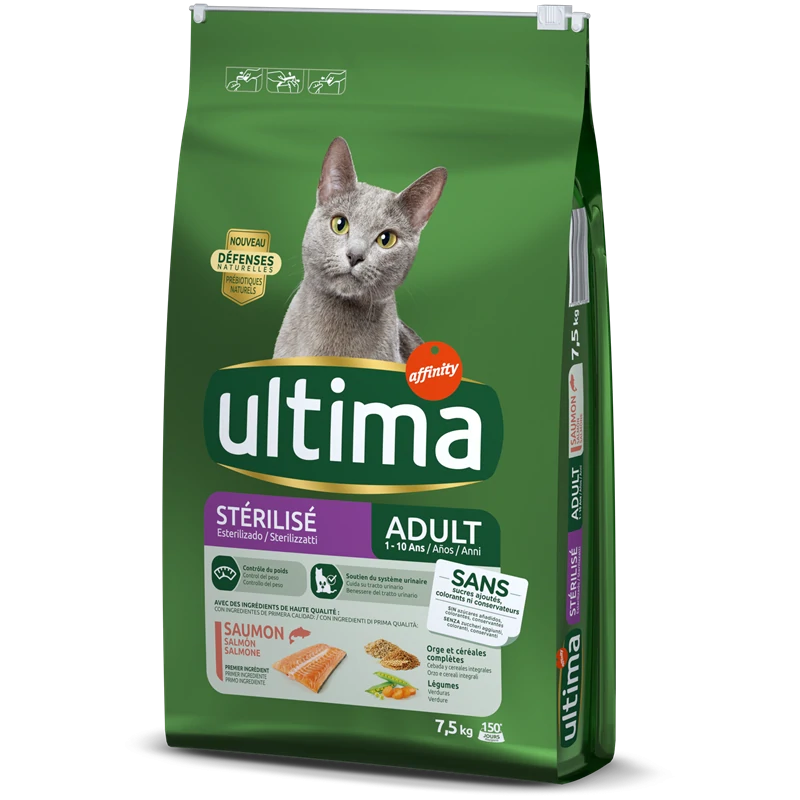 Imagen de Ultima Pienso para Gatos Adultos Esterilizados con Salmón
