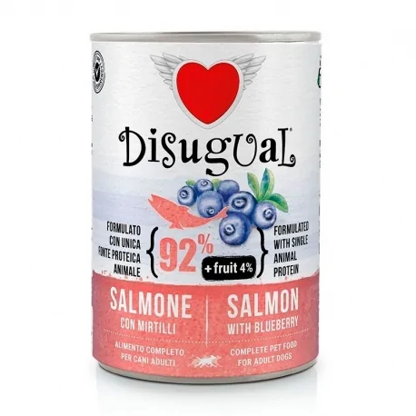 Imagen de Disugual Comida Húmeda para Perros con Salmón y Arándanos
