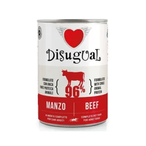 Disugual monoproteica Comida húmeda de ternera para Perros