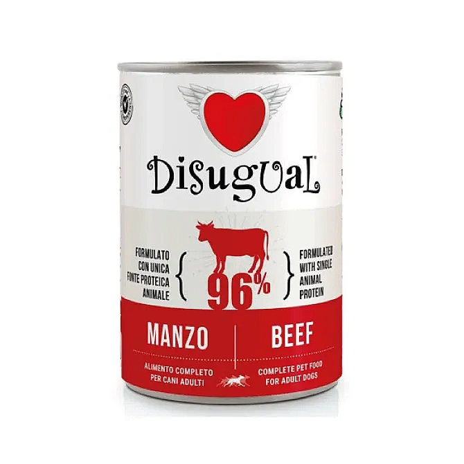 Imagen de Disugual monoproteica Comida húmeda de ternera para Perros